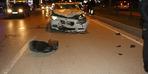 Tokat'ta korkunç kaza!  Çarpmanın etkisiyle yola savruldu